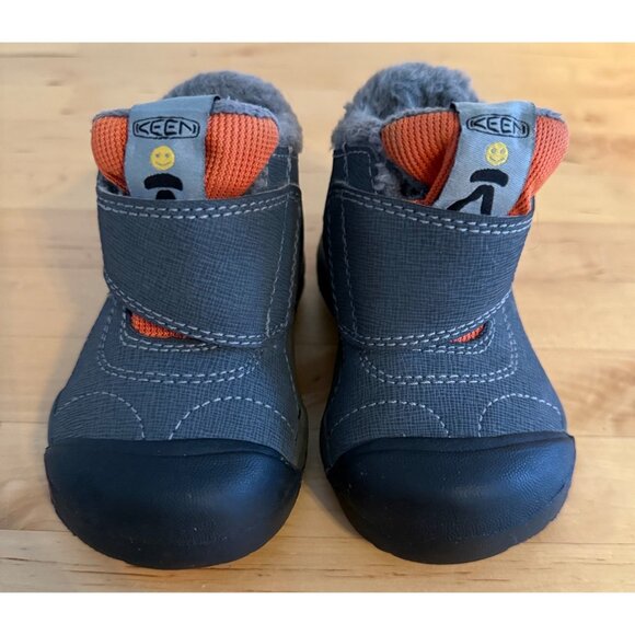 SIZE 5 Keen Toddler Boy KEEN Kootenay Waterproof Winter Brown Hiking Boots Shoes - Picture 1 of 8